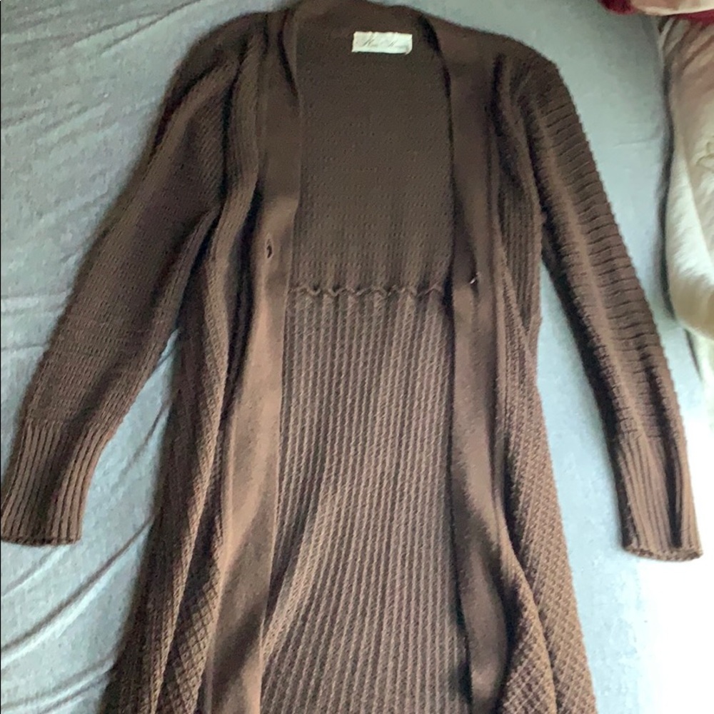 Knit Avenue brown cardigan